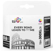 Rašalinio spausdintuvo kasetė TB Print TBH-300XLCR Remanufactured, įvairių spalvų, 12 ml