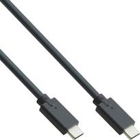 Kabelis InLine 35702A USB-C male, USB-C male, 2 m, juoda sp.