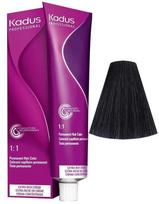 Plaukų dažai Kadus Professional Permanent Color, juoda sp., 2/0, 60 ml