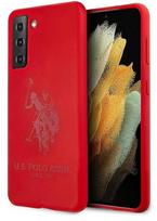 Telefono dėklas U.S. Polo Assn., Samsung Galaxy S21, raudona sp.