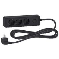 Buitinis ilgintuvas Schneider Electric, 3 x 1,5 mm², 1.5 m, 3 lizdų, su jungikliu