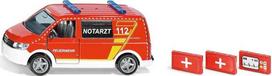 Žaislinis greitosios pagalbos automobilis Siku Super Series Volkswagen T6 Ambulance 2116, raudona sp.