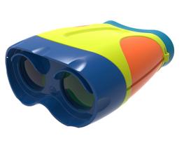 Žaisliniai žiūronai Buki France Jumelles Binoculars, 14 cm x 10 cm, mėlyna sp./žalia sp./oranžinė sp.