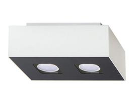 Šviestuvas lubų Sollux Mono 2 SL.0067, GU10, 2 x 40 W, juoda sp.