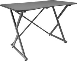 Kompiuterio stalas Techly Game With Angular Ergonomic Edge, 110 cm x 60 cm, 75.6 cm, juoda sp.