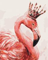 Tapymas pagal skaičius Paint it! Flamingo In The Crown, rožinė sp.