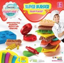 Plastilinas Gerardos Toys Super Burger, įvairių spalvų