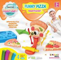 Plastilinas Gerardos Toys Funny Pizza, įvairių spalvų