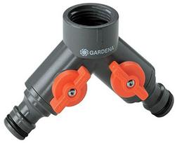 Laistymo žarnos jungtis Gardena 2-Way Splitter, 00940-20, šakų sk. 3