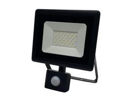 Prožektorius su judesio davikliu, tvirtinamas prie sienos Okko E011EI E011EIS, 30 W, 2550 lm, 4000 °K, IP65, juoda sp.