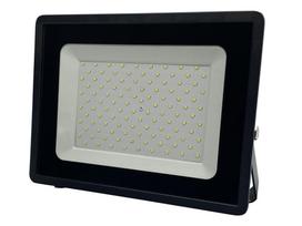Prožektorius be judesio daviklio, tvirtinamas prie sienos Okko E011EI E013EI, 100 W, 8500 lm, 4000 °K, IP65, juoda sp.
