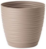 Gėlių vazonas Form Plastic Sahara 230 10489431, plastikinis, Ø 23 cm, smėlio sp.