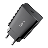 Adapteris Baseus CCFS-SN01, USB Type C, juoda sp., 20 W