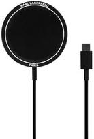 Belaidis indukcinis įkroviklis Karl Lagerfeld KF000566-0, USB Type C/Magsafe 2 Power port, juoda sp., 15 W