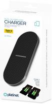 Belaidis įkroviklis Platinet PWCDB, Qi Wireless, juoda sp., 20 W