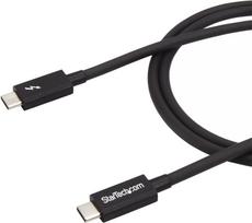 Laidas StarTech Thunderbolt 3 (20Gbps), 2 x Thunderbolt 3, juoda sp.