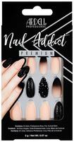 Priklijuojami nagai Ardell Nail Addict, juoda sp./smėlio sp., 27 vnt.