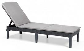 Lauko gultas Allibert Jaipur 432693, pilka sp., 187 cm x 58 cm x 29 cm
