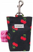 Maišelių šunų ekskrementams dėklas Amiplay Be Happy Dog Waste Dispenser Cherry, 6 cm x 2 cm juoda sp.