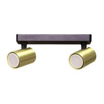 Šviestuvas lubų Light Prestige Snow 2 272762, GU10, 2 x 50 W, juoda sp.