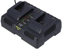 Akumuliatoriaus įkroviklis Hurry Up Dual Battery Charger, 20 V