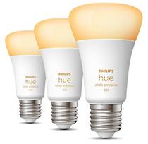 Išmanioji lemputė Philips Hue LED, A60, 2200 - 6500 °K, E27, 6 W, 570 - 830 lm, 3 vnt.