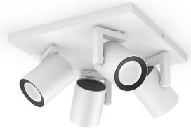 Išmanusis šviestuvas nukreipiamasis Philips Hue Argenta, GU10, 2000 - 6500 °K, 4 x 5.7 W, balta sp.