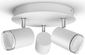 Išmanusis šviestuvas nukreipiamasis Philips Hue Adore, GU10, 2200 - 6500 °K, 3 x 5 W, balta sp.