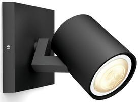 Išmanusis šviestuvas nukreipiamasis Philips Hue Runner, GU10, 2200 - 6500 °K, 1 x 5.7 W, juoda sp.
