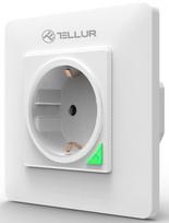 Išmanusis elektros lizdas Tellur Smart WiFi Wall Plug, 130 g, 100 - 230 V
