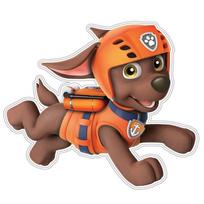 Dekoratyvinis lipdukas Nickelodeon Paw Patrol Zuma, 21 cm x 23 cm