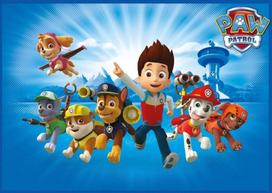 Kilimas Nickelodeon Paw Patrol, įvairių spalvų, 150 cm x 100 cm