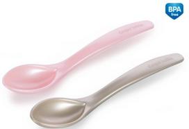Šaukštelis Canpol Babies Feeding Spoons 59/582, 4 mėn., plastikas, aukso sp./rožinė sp.