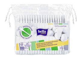 Kosmetiniai vatos pagaliukai Bella Cotton, 160 vnt., balta sp.
