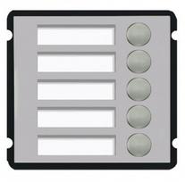 Telefonspynė Dahua 5 Button Module VTO2000A-B5, sidabro sp./juoda sp.