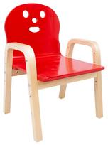 Vaikiška kėdė Home4you Happy, medžio sp./raudona sp., 36 cm x 46.5 - 61 cm