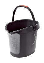 Grindų plovimo kibiras Zyle ZY331BU, 10 l, juoda sp.