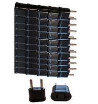 Adapteris UPH Travel adapter US to EU 50 pcs Euro plug, US Socket, juoda sp.