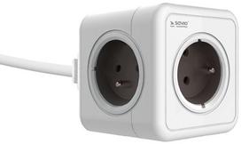 Ilgintuvas Elmak Powercube, Savio PC-03, 3 m, 5 lizdų