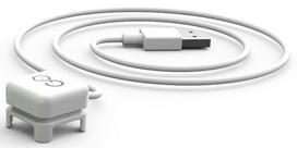 Kabelis GoCube Charging Cable USB, Magnetic GoCube Plug, 0.9 m, balta sp.