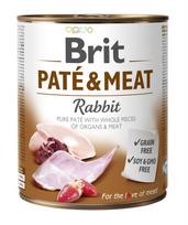 Šlapias šunų maistas Brit Care Paté & Meat Rabbit, triušiena, 0.8 kg