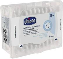 Kosmetiniai vatos pagaliukai Chicco, 0 mėn., balta sp.