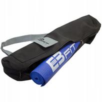 Kilimėlis fitnesui ir jogai EB FIT Joga Bag, balta sp./juoda sp., 73 cm x 16.5 cm x 0.1 cm
