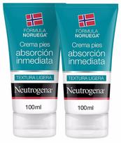 Kojų kremas Neutrogena Immediately Absorbed, 100 ml, 2 vnt.