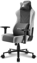 Žaidimų kėdė Sharkoon Skiller SGS30 Fabric, 49.5 x 54 x 130 - 139.5 cm, juoda sp./pilka sp.