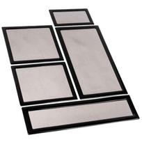 Korpuso detalė, dulkių filtrų rinkinys DEMCiflex Dust Filter Set for Lian Li TU150 Mini ITX, juoda sp.