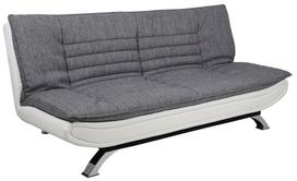 Sofa-lova Faith, balta sp./šviesiai pilka sp., 196 x 98 cm x 91 cm