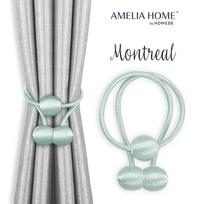 Užuolaidų segtukai Restilo Montreal 10625729, 3 cm, žalia sp., 2 vnt.