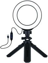 Žiedinė lempa Puluz Ring Lamp PKT3058B, juoda sp.