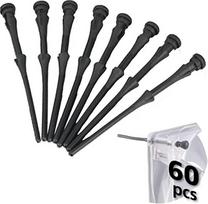 Tvirtinimas Akasa Rubber Case Fan Mounts 60-pcs, 7.38 cm, juoda sp., 60 vnt.